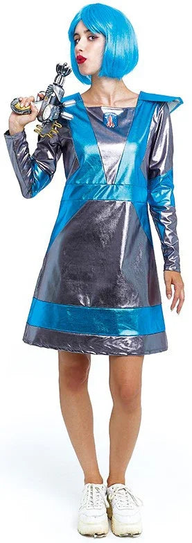 Disfraz de Viajera Galáctica para Mujer Astronautas Partilandia